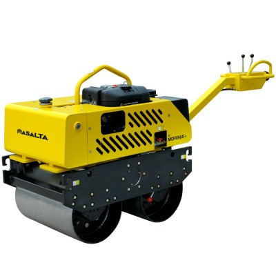 Masalta Road Machinery Walking Type Honda Engine Double Steel Wheel Gasoline Road Roller Compactor