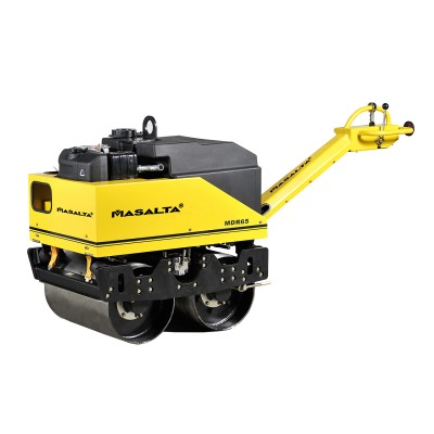 Masalta Small Walk-Behind Roller Mini Double Drum Vibratory Road Roller